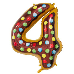 34" Number 4 Candy bag of 1pc
