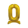 30" Standing Number 0 Gold bag of 1pc