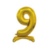 30" Standing Number 9 Gold bag of 1pc