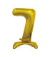 30" Standing Number 7 Gold bag of 1pc
