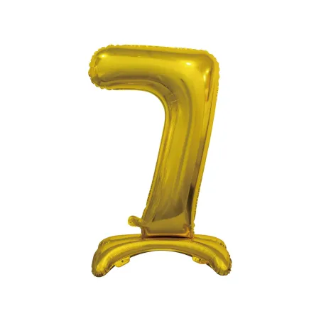 30" Standing Number 7 Gold bag of 1pc