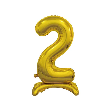 30"Standing Number 2 Gold bag of 1pc