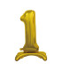 30" Standing Number 1 Gold bag of 1pc