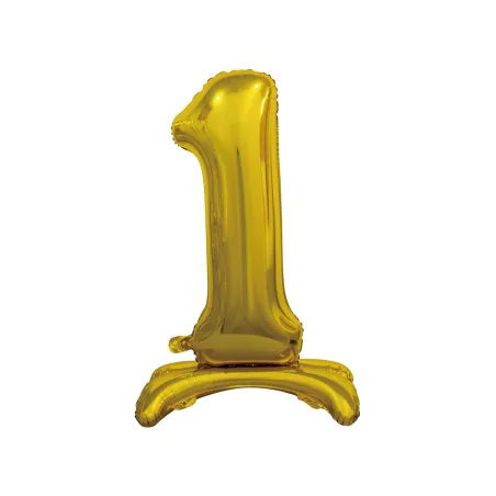 30" Standing Number 1 Gold bag of 1pc