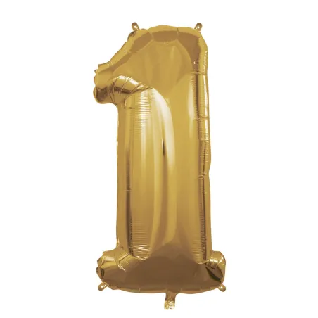 40" Number 1 Gold bag of 1pc