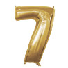40" Number 7 Gold bag of 1pc