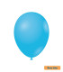 12" Deep Sky Blue 238 Rocca Decorator Line Latex Balloons bag of 50pcs