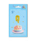 5" Number 0 Gold bag of 1pc