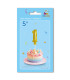 5" Number 1 Gold bag of 1pc