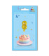 5" Number 8 Gold bag of 1pc