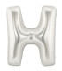 40" Letter H Silver bag of 1pc