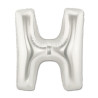 40" Letter H Silver bag of 1pc