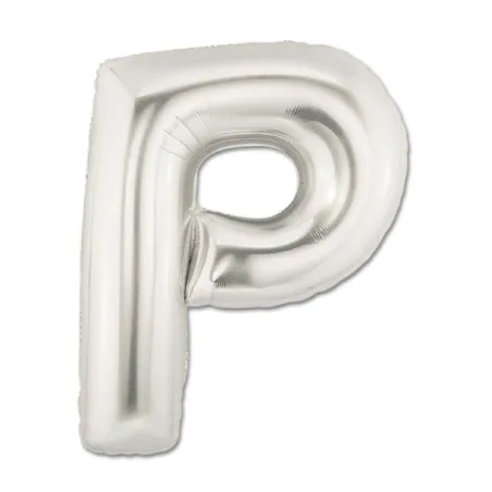 40" Letter P Silver bag of 1pc