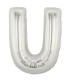 40" Letter U Silver bag of 1pc