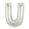 40" Letter U Silver bag of 1pc