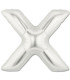40" Letter X Silver bag of 1pc
