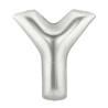 40" Letter Y Silver bag of 1pc