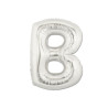Mylar Letter "B" Silver Mini 35cm - pack 5 pcs.