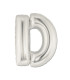 Mylar Letter "D" Silver Mini 35cm - pack 5 pcs.