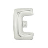 Mylar Letter "E" Silver Mini 35cm - pack 5 pcs.