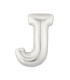 Mylar Lettera "J" Silver Mini 35cm - pack 5 pcs.