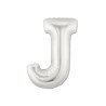 Mylar Lettera "J" Silver Mini 35cm - pack 5 pcs.