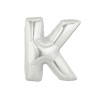 Mylar Lettera "K" Silver Mini 35cm - pack 5 pcs.