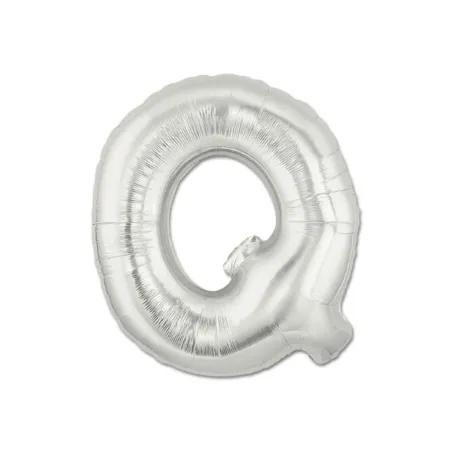 Mylar Lettera "Q" Silver Mini 35cm - pack 5 pcs.