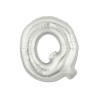 Mylar Lettera "Q" Silver Mini 35cm - pack 5 pcs.