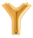 Mylar Letter "Y" Gold Mega 40" - 101cm - 1pc