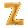 Mylar Letter "Z" Gold Mega 40" - 101cm - 1pc
