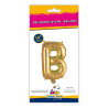 14" Letter B Gold bag of 1pc