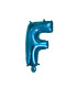 14" Letter F Blue bag of 1pc