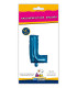 14" Letter L Blue bag of 1pc