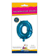 14" Letter O Blue bag of 1pc