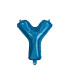 14" Letter Y Blue bag of 1pc