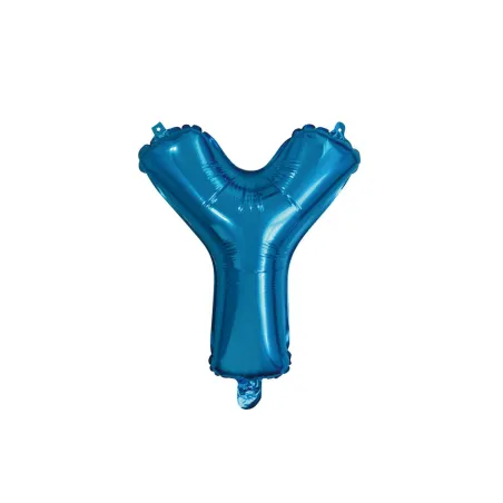 14" Letter Y Blue bag of 1pc