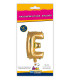 14" Letter E Gold bag of 1pc