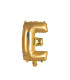 14" Letter E Gold bag of 1pc