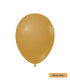 12" Mocha Brown 209 Rocca Decorator Line Latex Balloons bag of 50pcs