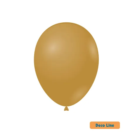 12" Mocha Brown 209 Rocca Decorator Line Latex Balloons bag of 50pcs