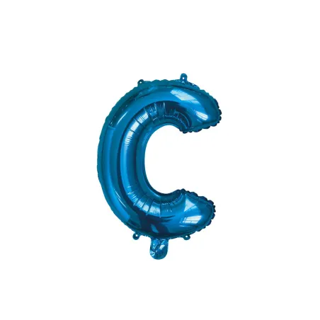 14" Letter C Blue bag of 1pc