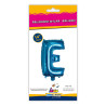 14" Letter E Blue bag of 1pc