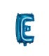 14" Letter E Blue bag of 1pc
