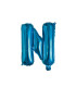 14" Letter N Blue bag of 1pc