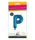 14" Letter P Blue bag of 1pc