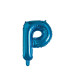 14" Letter P Blue bag of 1pc