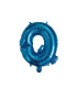 14" Letter Q Blue bag of 1pc