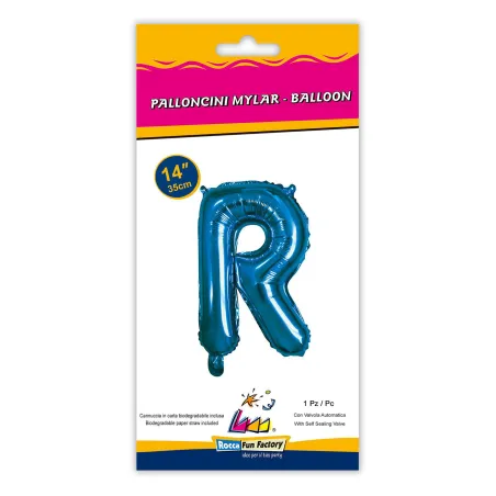 14" Letter R Blue bag of 1pc