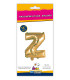14" Letter Z Gold bag of 1pc